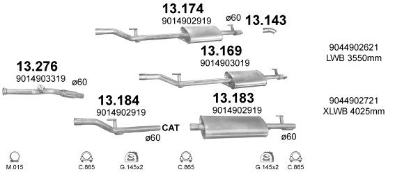 Układ wydechowy POLMO POLMO01642