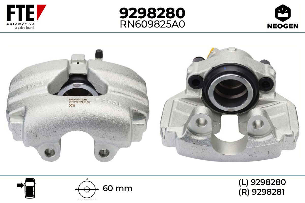 Etrier frana FTE NEOGEN 9298280