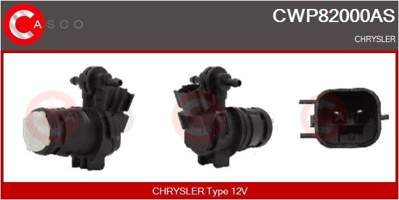 Vodní čerpadlo ostřikovače, čistění skel CASCO CWP82000AS