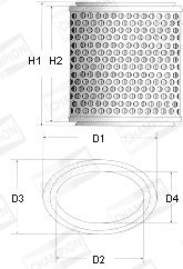 Vzduchový filtr CHAMPION W226/606