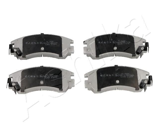 Zestaw klocków hamulcowych, hamulce tarczowe ASHIKA 50-07-703