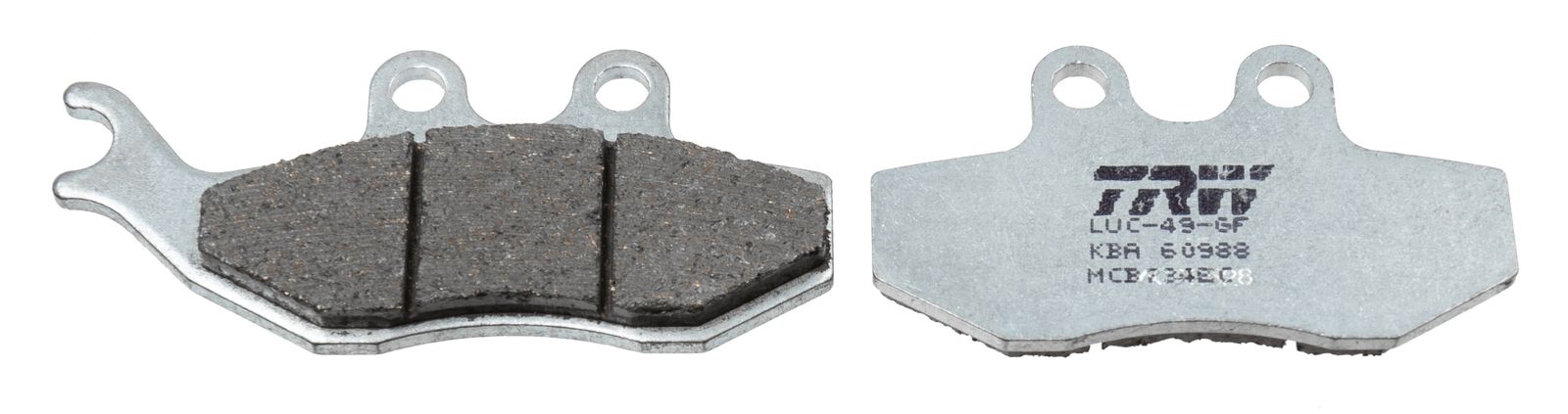 Zestaw klocków hamulcowych, hamulce tarczowe TRW MCB734EC