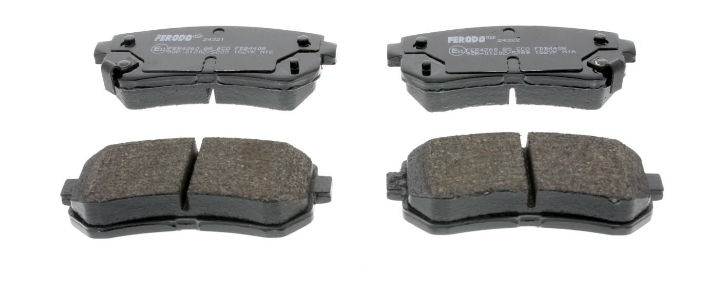 set placute frana,frana disc FERODO PREMIER ECO FRICTION FDB4408