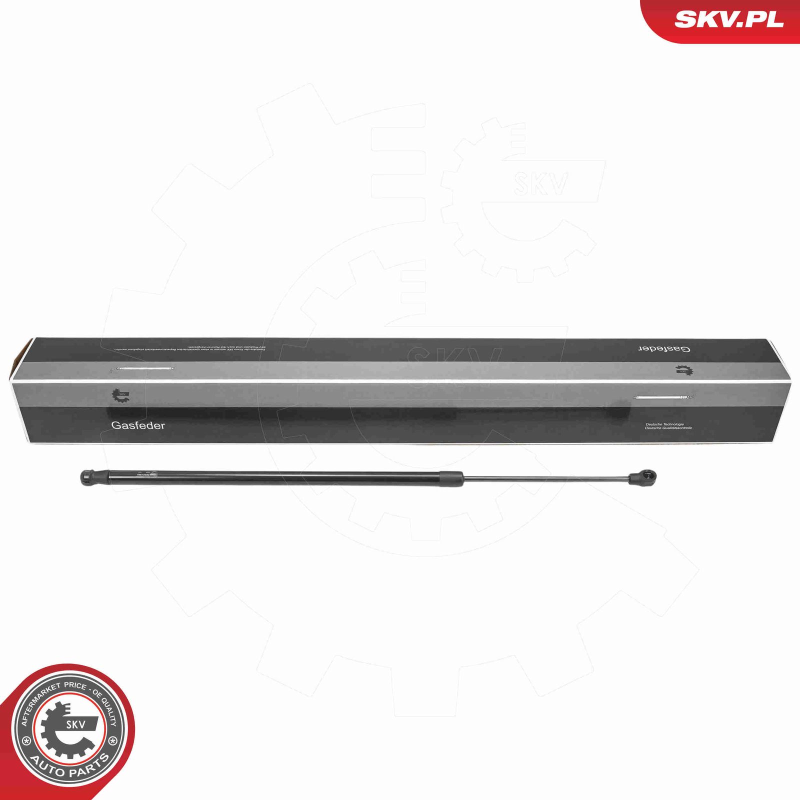 Газовая пружина, крышка багажник