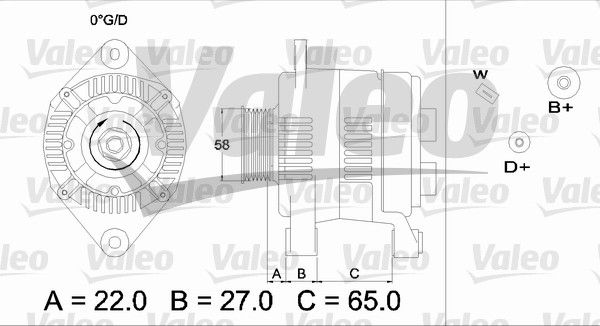 Alternator VALEO 436275