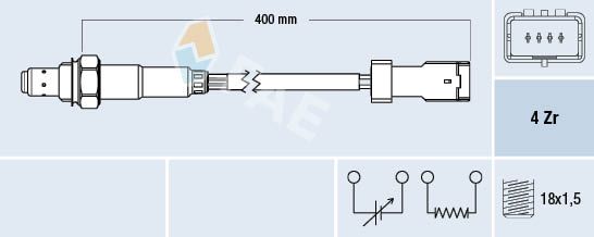 Sonda lambda FAE 77590