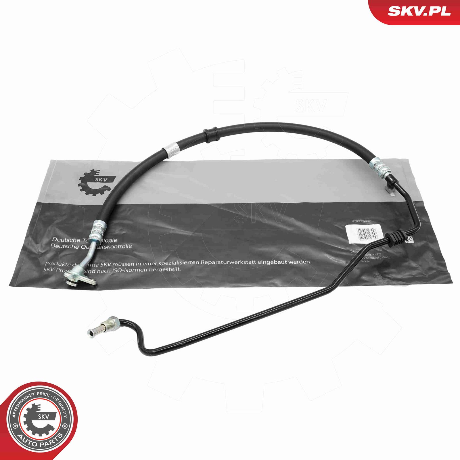 Hidrauliskā šļūtene, Stūres iekārta