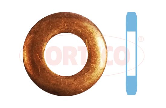 Pierścień uszczelniający, obudowa wtryskiwacza CORTECO 49430624