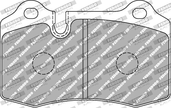 Zestaw klocków hamulcowych, hamulce tarczowe FERODO RACING FCP721H