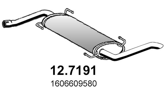 Tłumik końcowy ASSO 12.7191