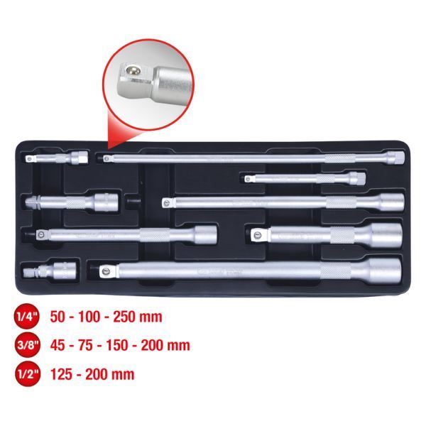 Set extensie, chei tubulare KS TOOLS 911.0009