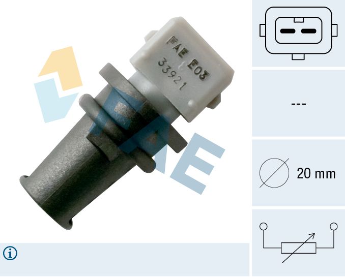 senzor,temperatura aer admisie FAE 33921