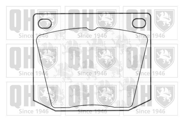 Zestaw klocków hamulcowych, hamulce tarczowe QUINTON HAZELL BP103