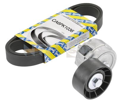 Zestaw paska klinowego wielorowkowego SNR KA858.00