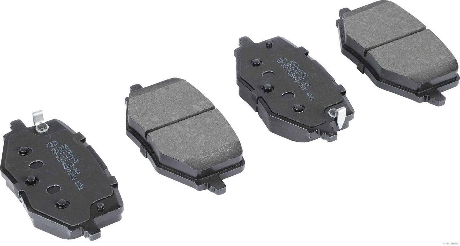 set placute frana,frana disc HERTH+BUSS JAKOPARTS J3611013