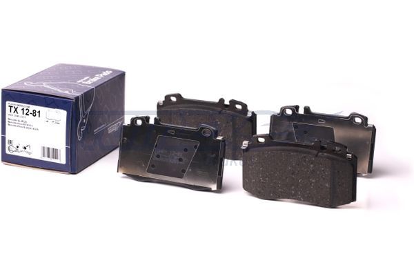 Levně Sada brzdových destiček, kotoučová brzda TOMEX Brakes 12-81