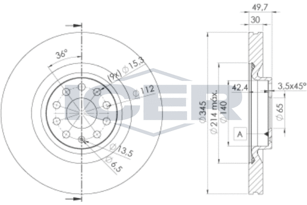 Tarcza hamulcowa ICER 78BD4083-1