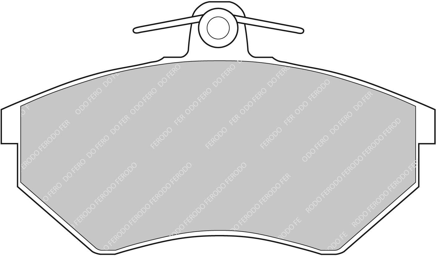 set placute frana,frana disc FERODO FCP774H