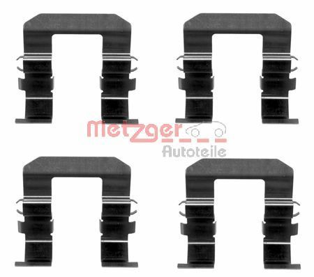 Set accesorii, placute frana METZGER 109-1704