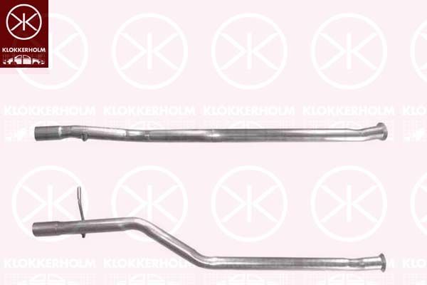 Zestaw naprawczy (rurowy), katalizator KLOKKERHOLM 55608651