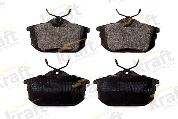 Sada brzdových destiček, kotoučová brzda KRAFT AUTOMOTIVE 6014250