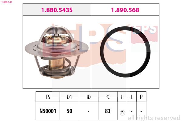 Termostat, środek chłodzący EPS 1.880.543