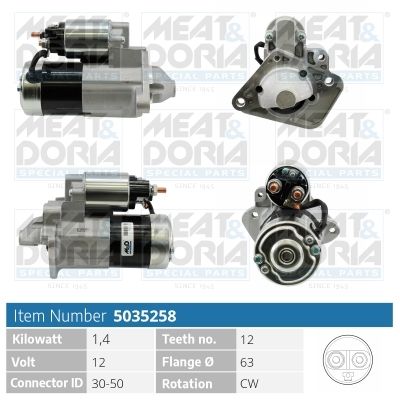 Rozrusznik MEAT & DORIA 5035258