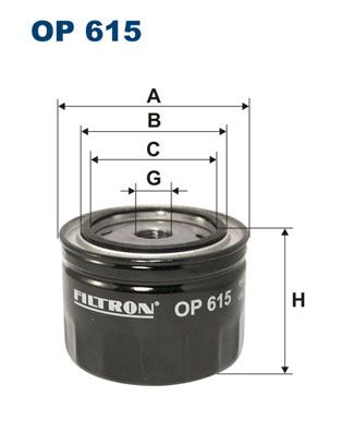 Olejový filtr FILTRON OP 615