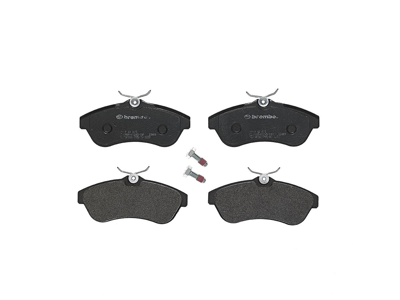 Sada brzdových destiček, kotoučová brzda BREMBO P 61 075