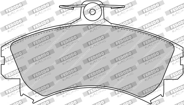 Zestaw klocków hamulcowych, hamulce tarczowe FERODO RACING FCP1093H