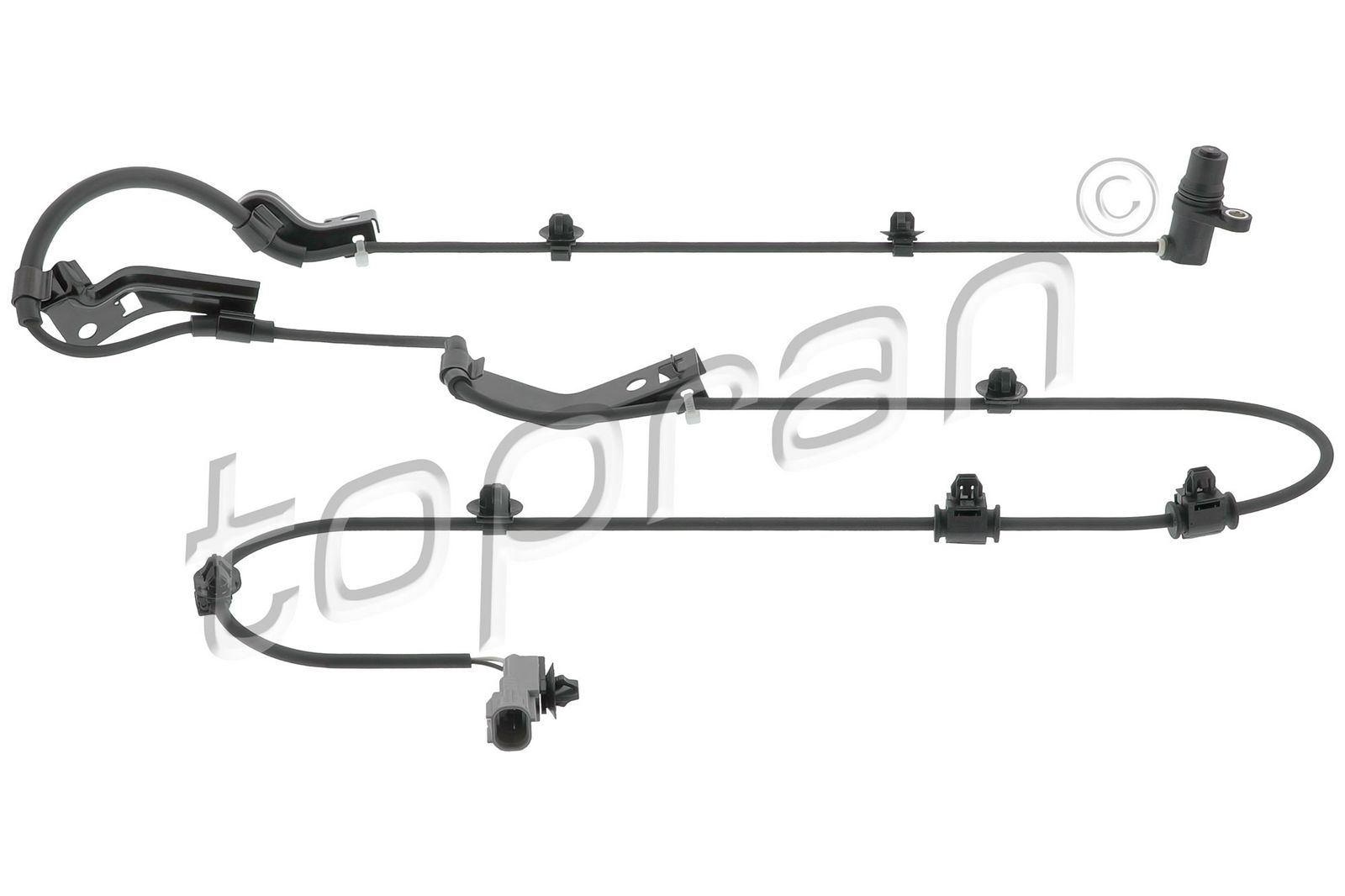 Czujnik, prędkość obrotowa koła TOPRAN 601492