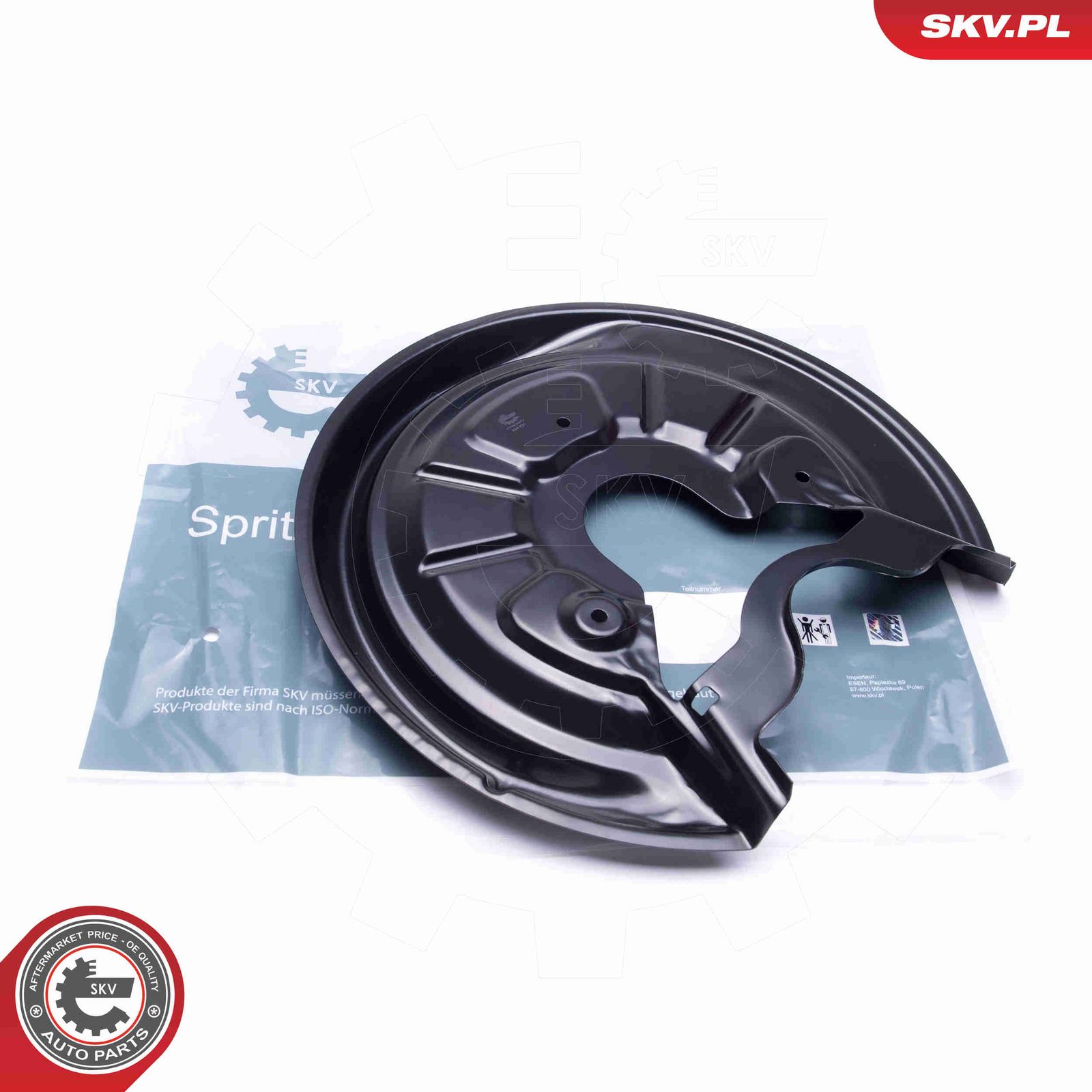 Отражатель, диск тормозного механизма