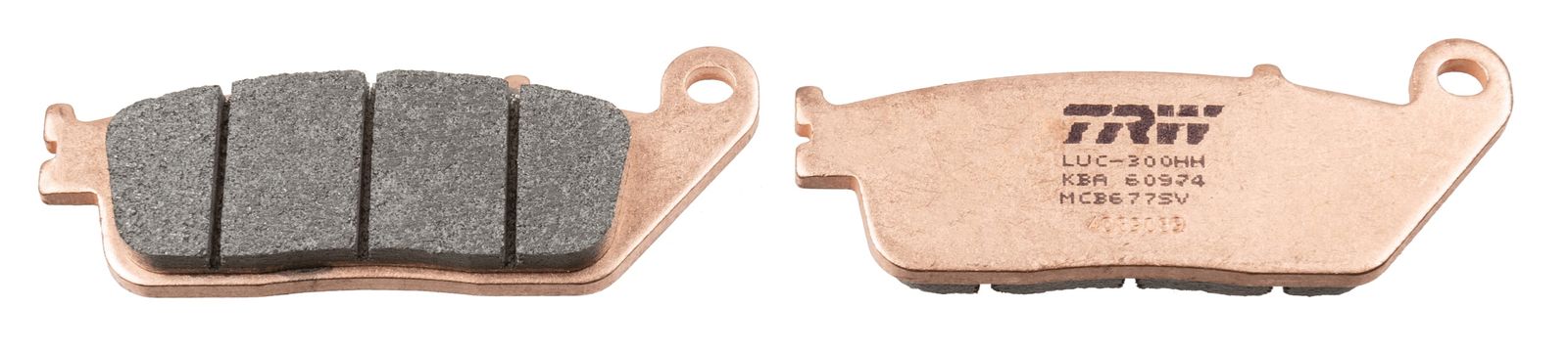 Zestaw klocków hamulcowych, hamulce tarczowe TRW MCB677SV