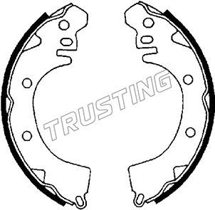 Zestaw szczęk hamulcowych TRUSTING 064.155