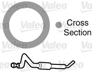 garnitura,conducta lichid de racire VALEO 509299