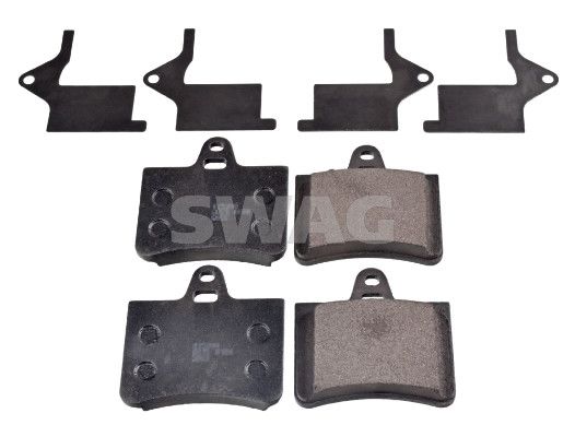Levně Sada brzdových destiček, kotoučová brzda SWAG 64 91 6420