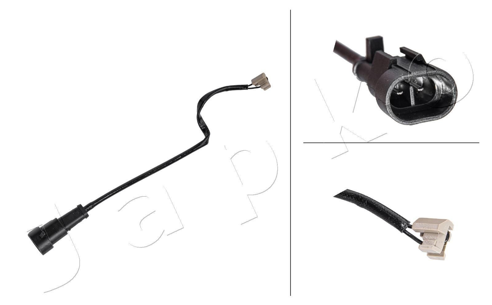 Styk ostrzegawczy, zużycie okładzin hamulcowych JAPKO BPW-290