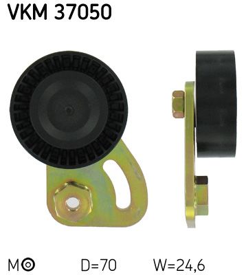 Napínacia kladka rebrovaného klinového remeňa SKF VKM 37050