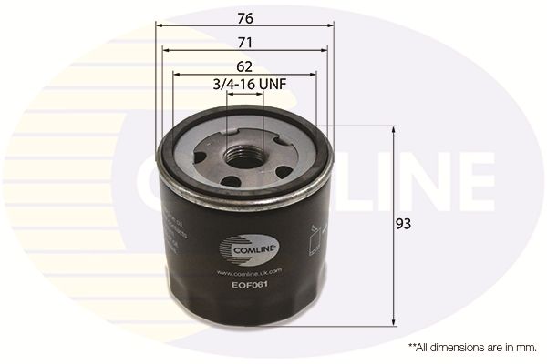 Filtr oleju COMLINE EOF061