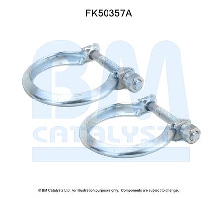 Zestaw montażowy, rura wydechowa BM CATALYSTS FK50357