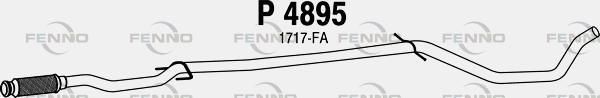 Rura wydechowa FENNO P4895