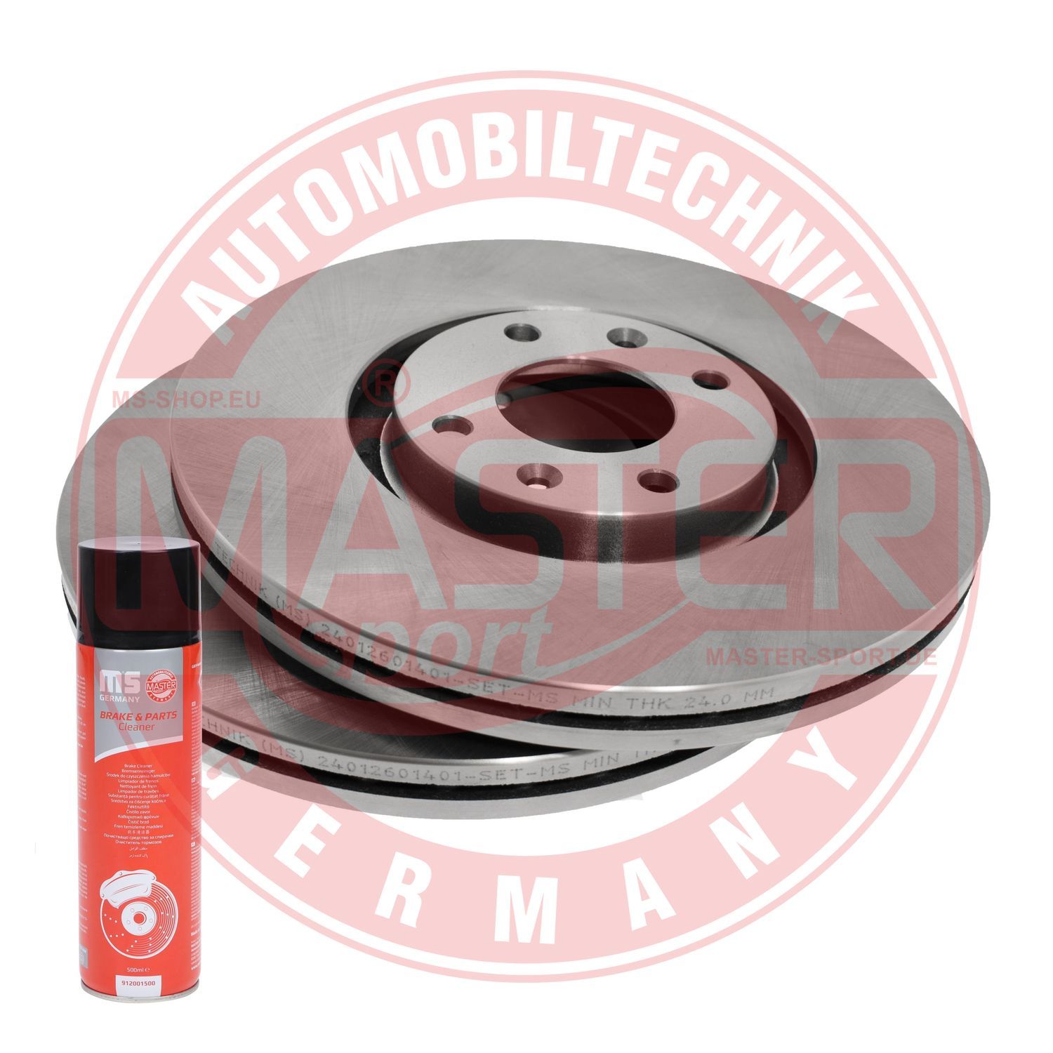 Tarcza hamulcowa MASTER-SPORT GERMANY 24012601401-SET-MSP