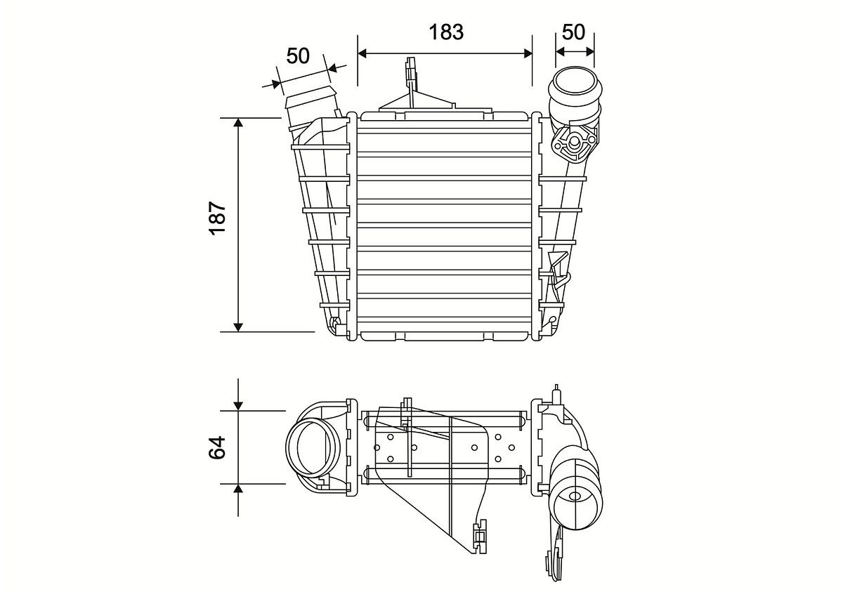 Kompressoriõhu radiaator
