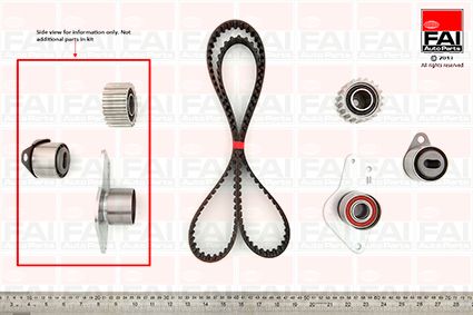 Zestaw paska rozrządu FAI AUTOPARTS TBK217