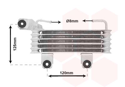 Radiateur d'huile de boîte automatique
