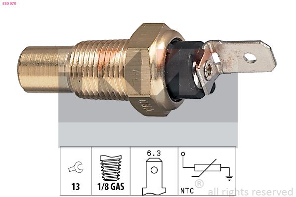 Czujnik, temperatura płynu chłodzącego KW 530 079