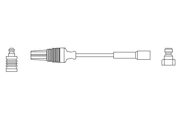 Przewód zapłonowy BOSCH 0 986 356 072
