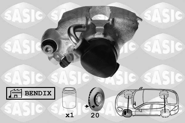 Zacisk hamulca SASIC SCA0056