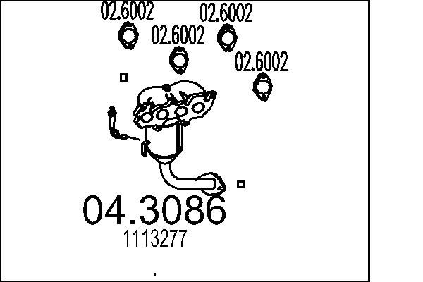 Katalizator MTS 1113277