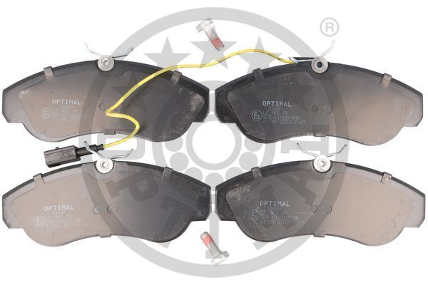 Zestaw klocków hamulcowych, hamulce tarczowe OPTIMAL BP-10489